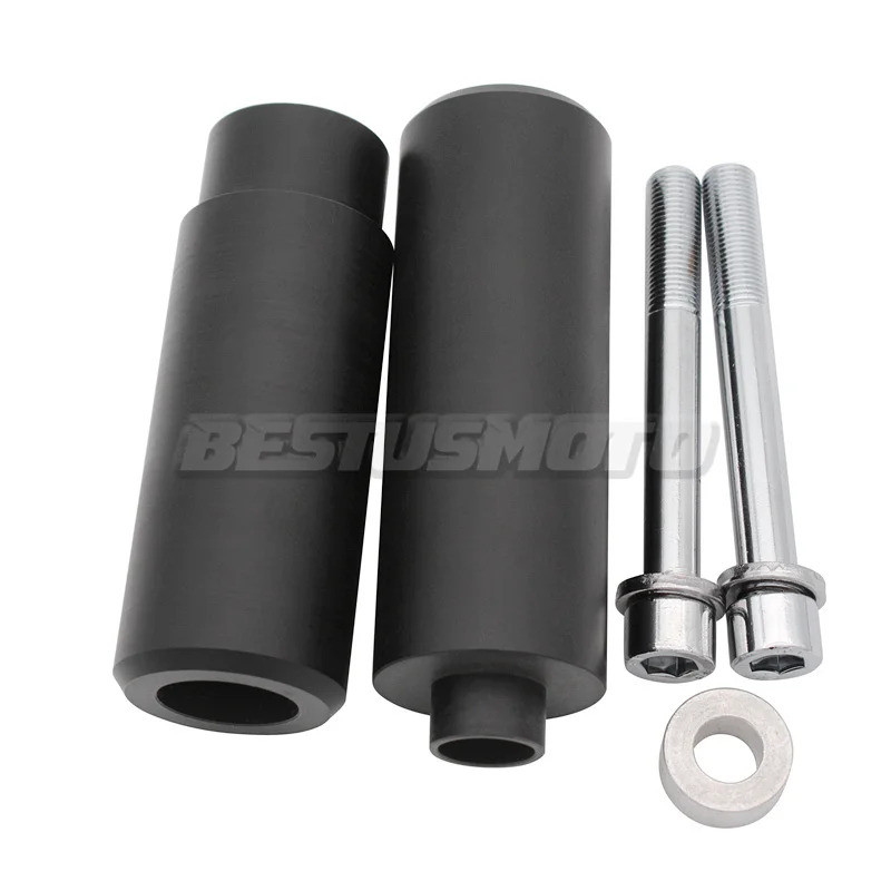 Xe Máy Carbon Đen Không Cắt Khung Thanh Trượt Tai Nạn Rơi Bảo Vệ Cho Xe Yamaha FJR1300 FJR 1300 2006