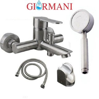 Trọn bộ sen tắm GIORMANI nóng lạnh Inox 304 kèm bộ bát sen tăng áp SNL906-VHS08