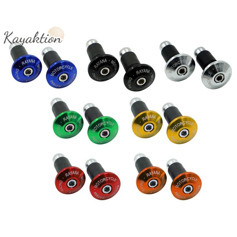 Kayaktion 1 Cặp Phụ tùng sửa đổi xe máy và xe điện BWS Grip Grip Plug Handlebar End Cap Plug CNC Han