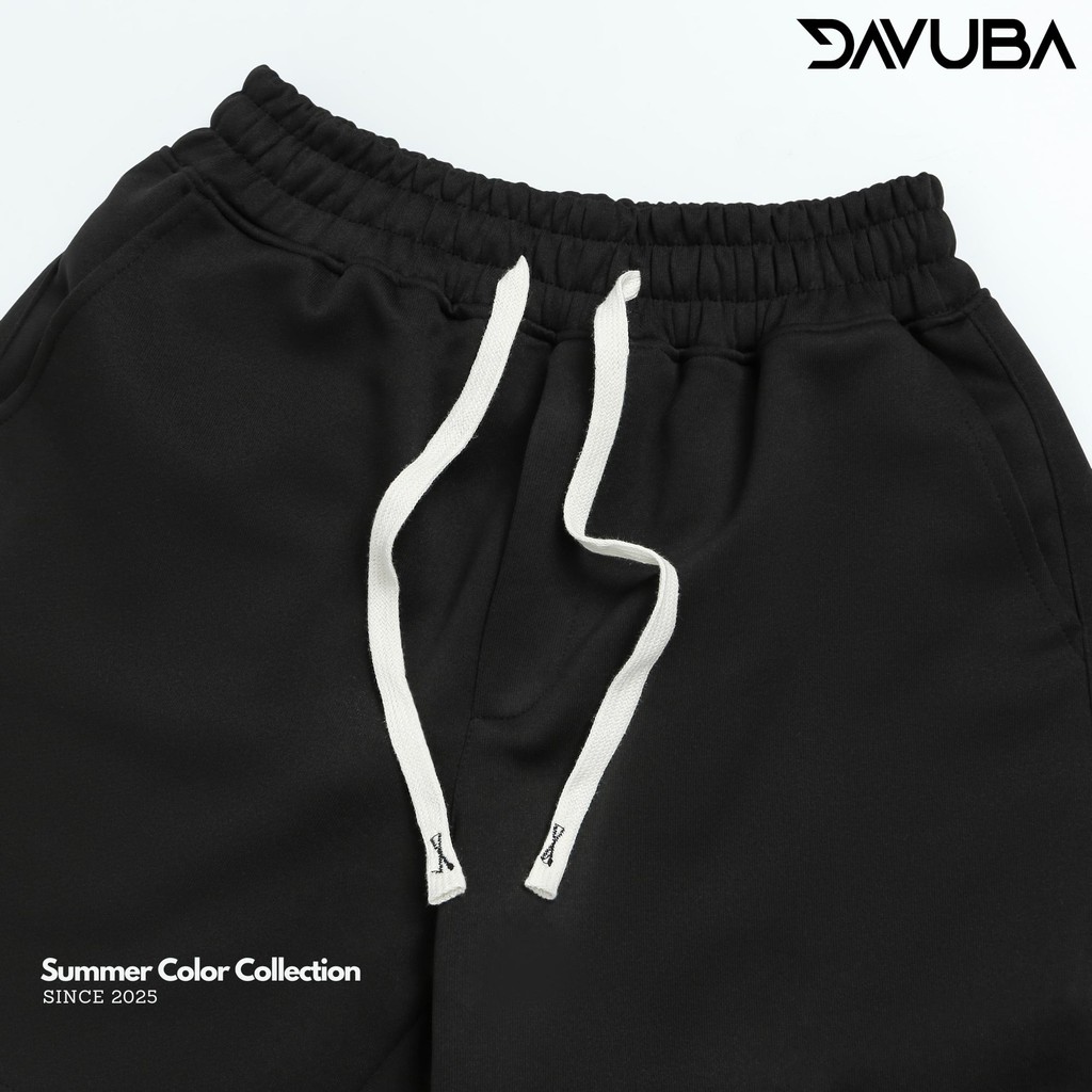 DAVUBA - [Deal Mở Bán] Quần short nỉ 2 Da nam nữ trên gối SM141 | BigBuy360 - bigbuy360.vn