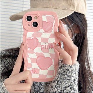 Ốp lưng silicon viền mây - mẫu da love pink - vm027