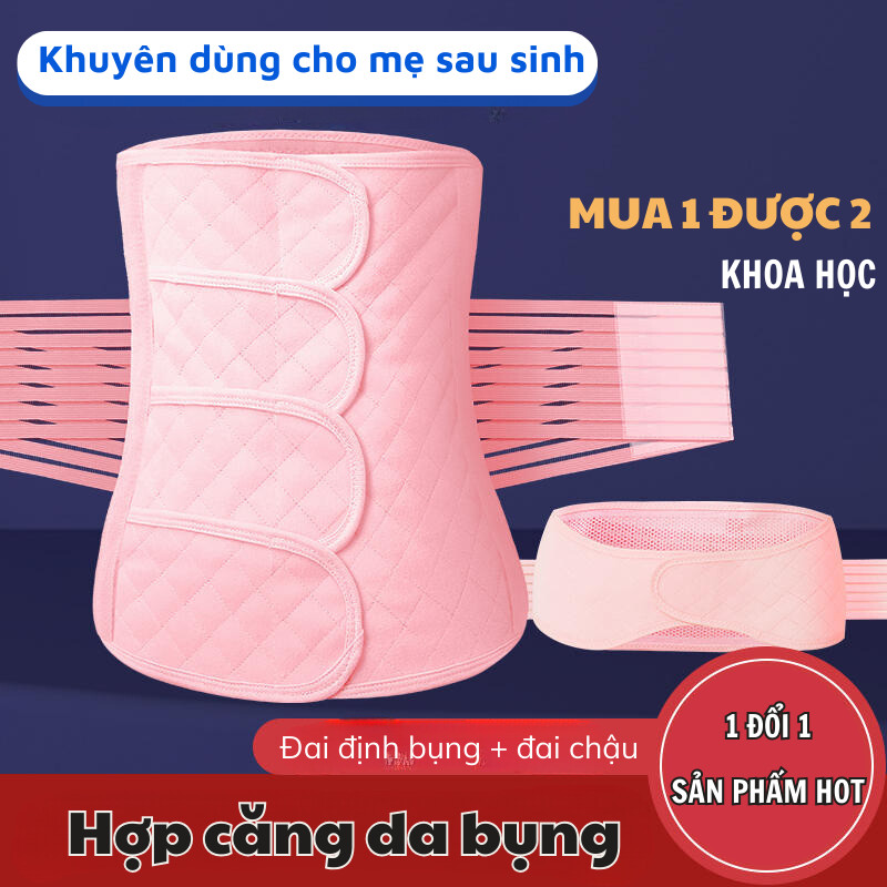 Đai Nịt Bụng Sau Sinh Chống Cuộn Định Hình Cơ Thể An Toàn Cho Mẹ Sau Sinh 