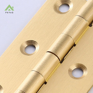 Pkyeg Đồng thau nguyên chất Bản lề thu nhỏ Bản lề đồng thau Bản lề Mini