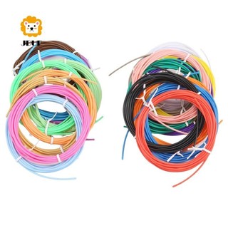 Bút in 3d pcl filament refills 1.75mm, gói 20 màu ngẫu nhiên, nhiệt độ nóng chảy thấp 70°c, quà tặng cho trẻ em