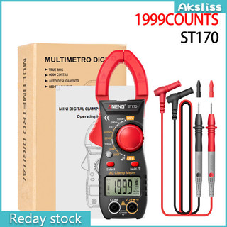 Aks aneng st170 kẹp đồng hồ vạn năng kỹ thuật số 500a ac dòng điện ac / dc máy kiểm tra điện áp 1999 đếm điện dung ncv ohm