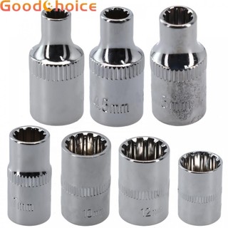 Socket Wrench Hand Tool Socket Bit 12 Point Han Tool Torx Bit 1/4\" Square Drive