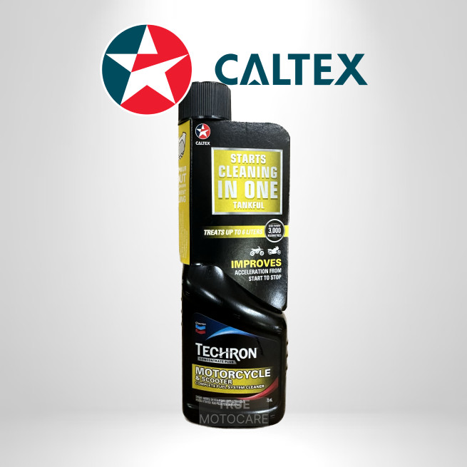 Chai tẩy cặn bẩn bình nhiên liệu Caltex Techron, vệ sinh kim phun buồng đốt chính hãng