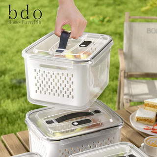 Bdo Hộp đựng trái cây và rau củ tươi Hộp đựng rau củ quả có thể thoát nước