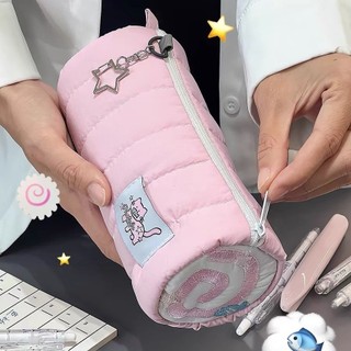 Túi đựng bút chì hình cá màu hồng Túi đựng bút chì dễ thương Chì dung tích lớn