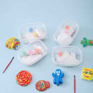   TOY  Bộ Tô Tượng Mini Cho Bé Có kèm Màu Nước Và Cọ Vẽ Để Bé Và Gia Đình Vui Chơi Giải Trí Cùng Bân Bè Người Thân 