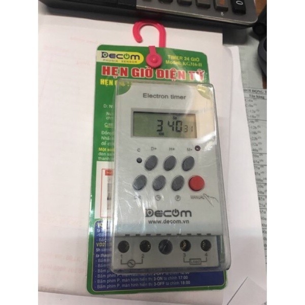 Đồng hồ hẹn giờ KG316-II decom