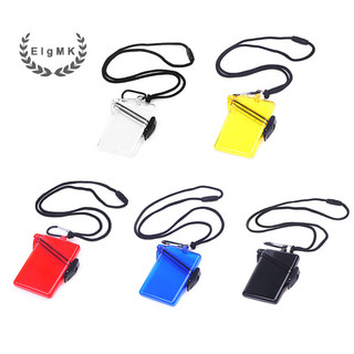 [Elgmk] Túi chống nước ngoài trời Chìa khóa Hộp đựng tiền Hộp đựng Hộp đựng nhựa Mới [MỚI]