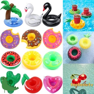 HOMECHEN  1 Chiếc Cốc Bơm Hơi Đế Lót Ly Bể Bơi Đảng Trang Trí Thanh Đế Lót Ly Bể Bơi Phao