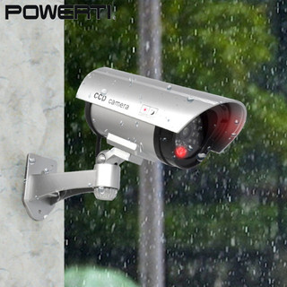 2024!! Camera mô phỏng Camera giám sát giả có đèn nhấp nháy Camera bạc