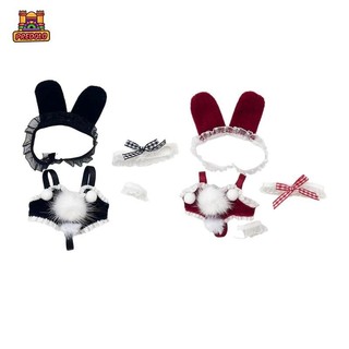 Váy búp bê predolo có mũ đội đầu cho trẻ em Phối hợp trang phục cho búp bê 17cm