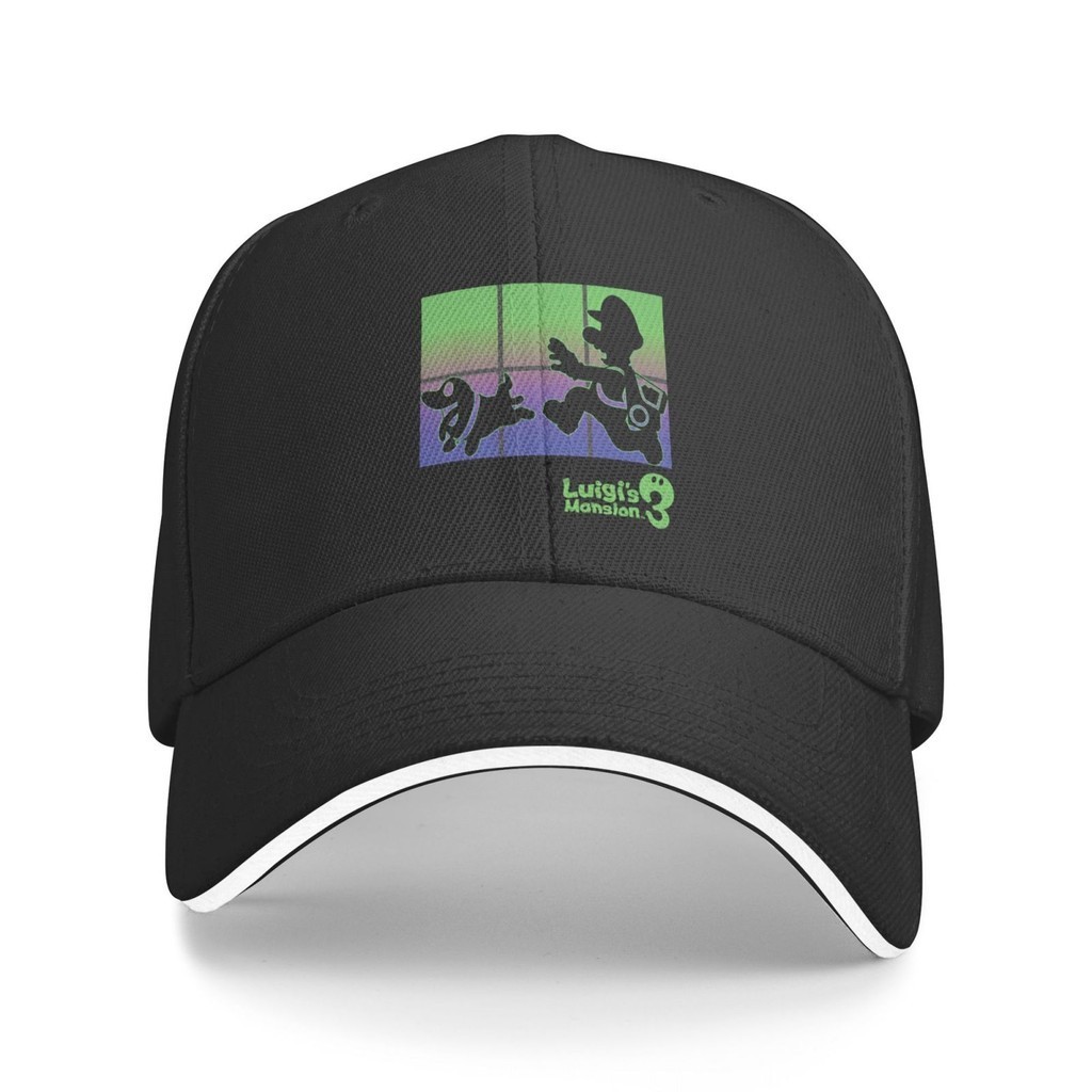 Luigis Mansion 3 Luigi Và Polterpup Silhouette Thiết kế tùy chỉnh Mũ bóng chày