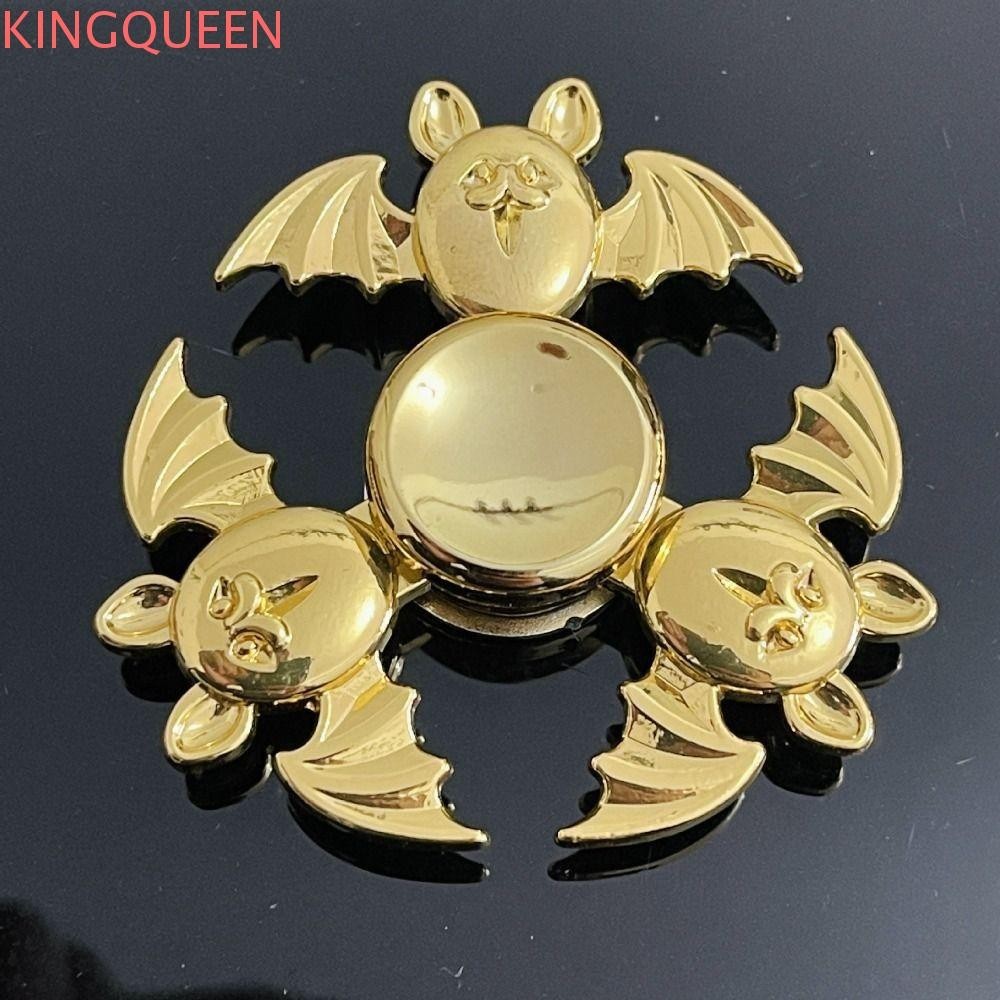 Kingqueen Finger Spinner, Hợp kim kẽm màu trơn Fidget Spinner, Hand Spinner Cool Metal Funny Hand Cr