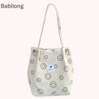  Túi Tote Thẩm Mỹ Retro Mặt Cười Túi Xách Dễ Thương Ví Cho Bé Gái Đi Học