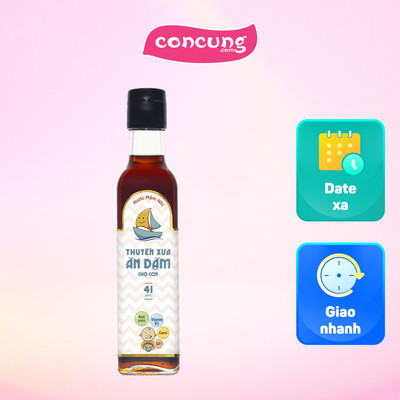Nước Mắm Nhĩ Thuyền Xưa Ăn Dăm Cho Con 41 Độ Đạm 250ml