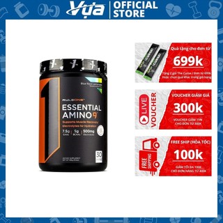 Bột Rule 1 - R1 Essential Amino 9 (30 lần dùng) - Hỗ Trợ Phục Hồi Cơ Bắp, Tăng Sức Mạnh, Chính Hãng