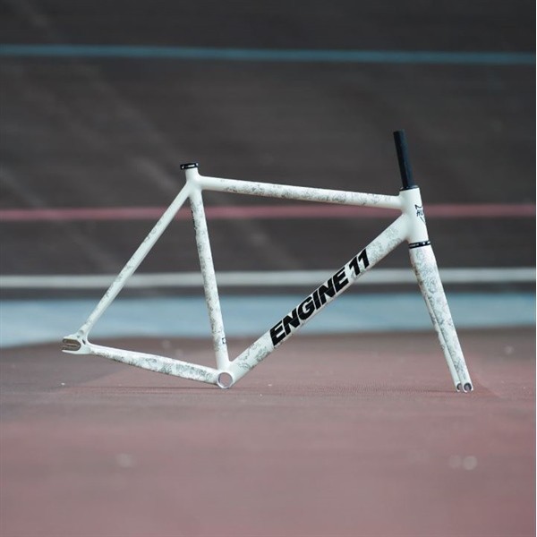 Khung Fixed Gear nhôm càng carbon Engine11 CritD Track Hunterbros, CritD X Deluxe,
