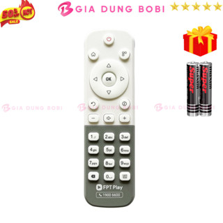  SKU128 - Remote điều khiển đầu FPT Play Box Mã 02 FX6-2ND Remote truyền hình FPT - Tặng kèm pin 