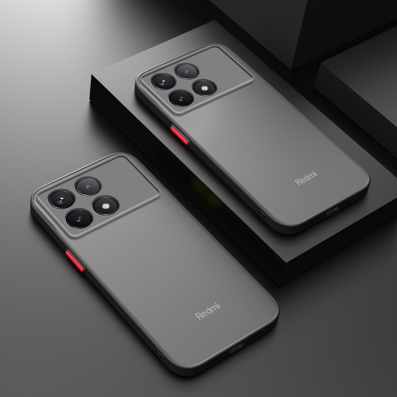 Funda on Dành Cho Xiaomi Poco F6 Pro 5G Ốp Lưng Điện Thoại Trong Suốt Mờ Sang Trọng Cho Xiaomi Poco 