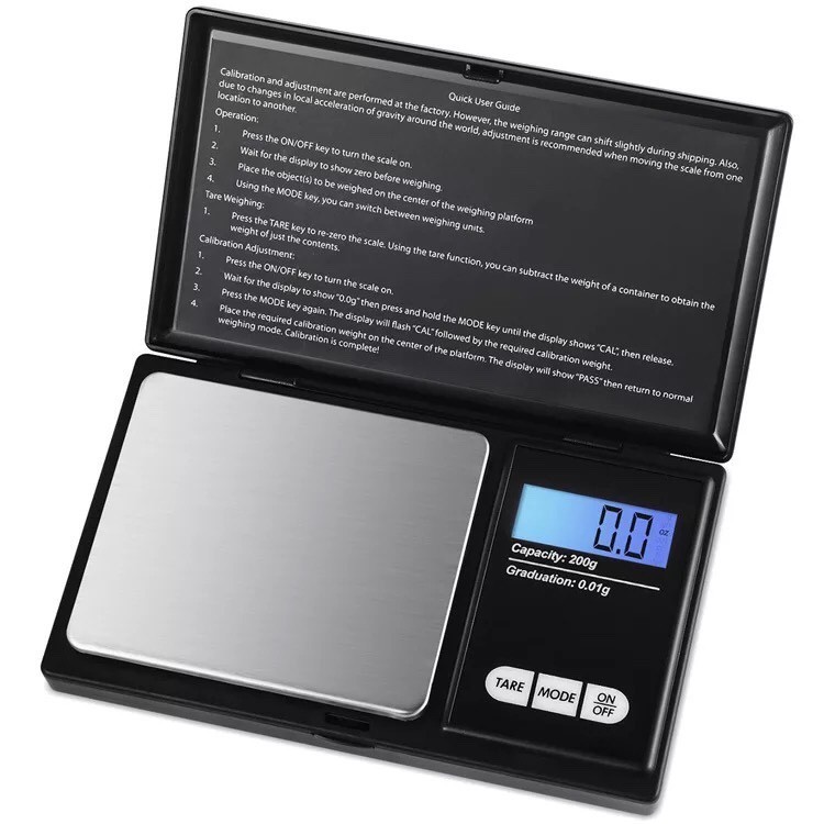 Cân Tiểu Ly Điện Tử Mini 1000g Tiện Lợi Bỏ Túi Độ Cân Chính Xác