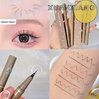Xuanxiang✧ Bút kẻ mắt Ready Stcok SUAKE Bút kẻ mắt 3 màu, bút kẻ mắt siêu mịn, khô nhanh, chống mồ hôi, trang điểm mắt không màu xám lâu trôi, cao hơn
