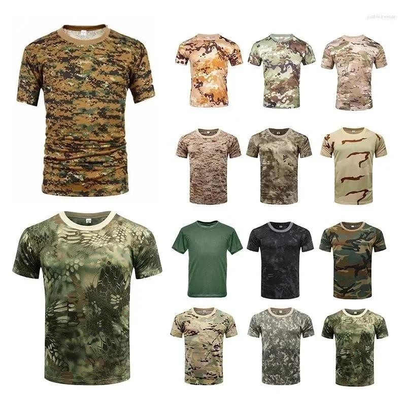 Rừng Sa Mạc Nga Lính Áo Thun Lớn Nhanh Khô Áo Thun Nam Quân Sự Camo Áo Sơ Mi Nam 3D In