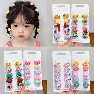 Set 10 kẹp tóc nhiều màu mini dễ thương cho bé gái