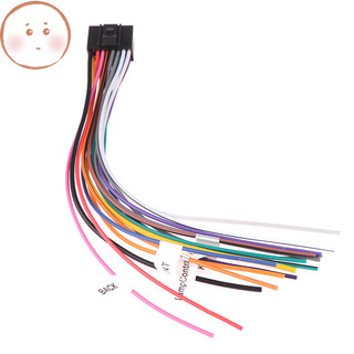 Onemetertomj Dây Vô Tuyến Ô Tô Dây 16pin Bộ Chuyển Đổi Dây Âm Thanh Cd Dvd Cáp Kết Nối T Dây Nguồn Sửa Đổi Các Bộ Phận Thiết Bị EN