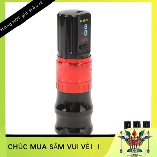 Beautytop01 bút máy xăm không dây 10500rpm 2400mah pin đôi quay với bộ chuyển đổi rca 2.4‑4.2mm