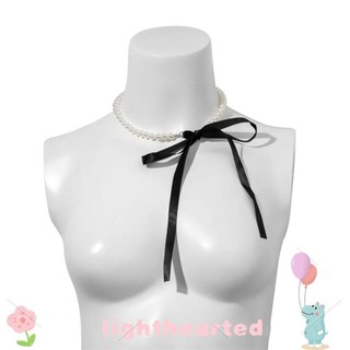 Vòng cổ nơ lighthearted, dây đeo cổ ruy băng, thắt nơ thời trang thắt nơ vòng cổ vòng tay người phụ nữ
