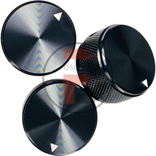 Núm volume nhôm đen 30x17x6mm