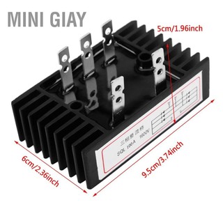 Mini Giay Bộ chỉnh lưu cầu điốt ba pha SQL100A 1600V AC sang DC