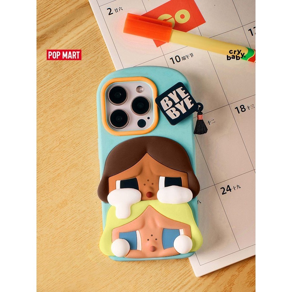 Popmart cửa hàng chính thức.POPMART POPMART CRYBABY Sunset Series Vỏ điện thoại iPhone14ProMax Apple
