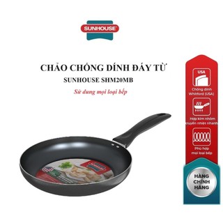 Chảo nhôm chống dính đáy từ sunhouse shm20mb