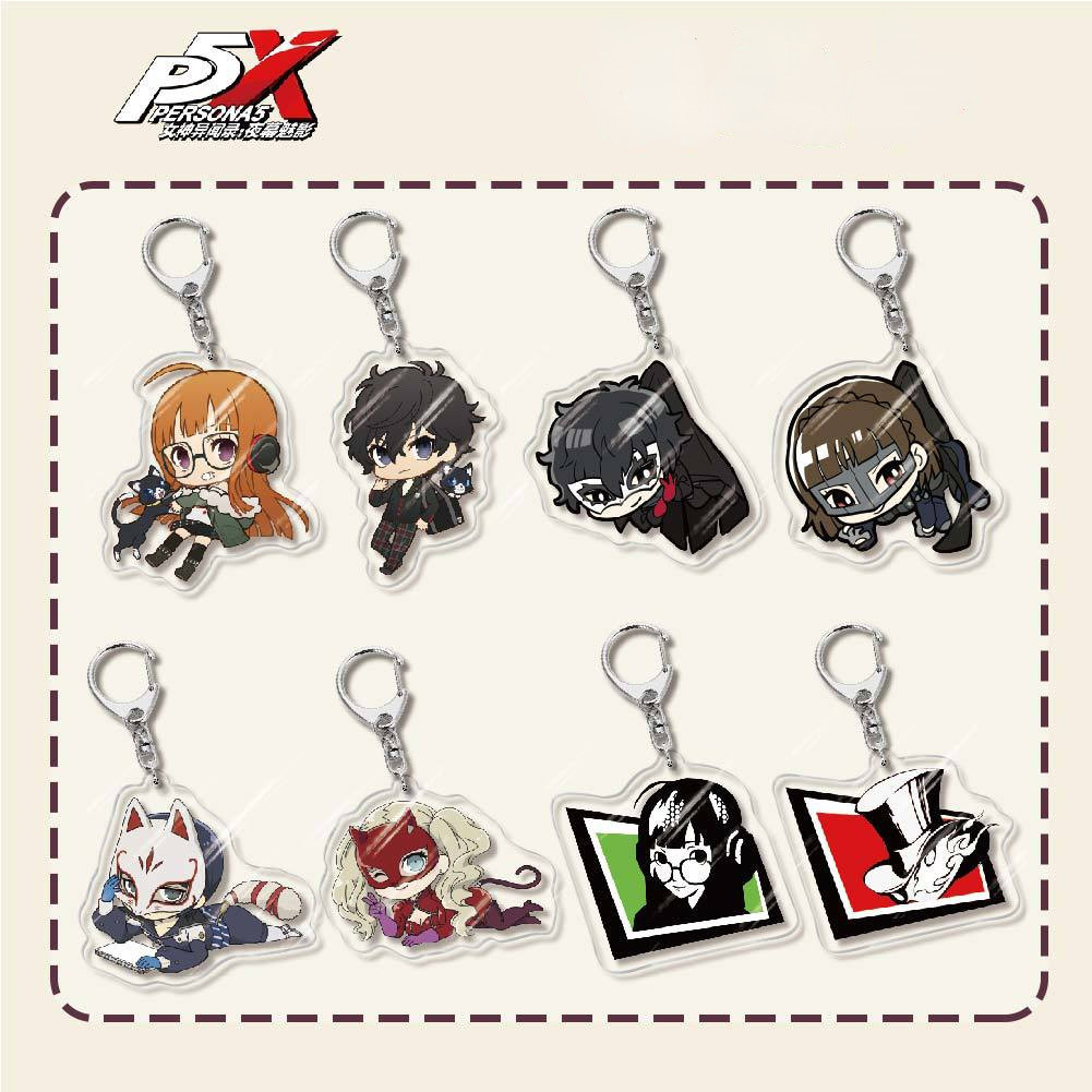 [Persona 5] Móc khóa Acrylic & dây đeo điện thoại di động đầy đủ Nhân vật anime Acrylic Persona 5