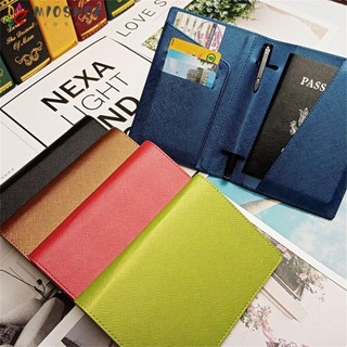 Mioshop Hộ Chiếu Di Động Nam Nữ Đa Năng Có Bút Đựng Da PU