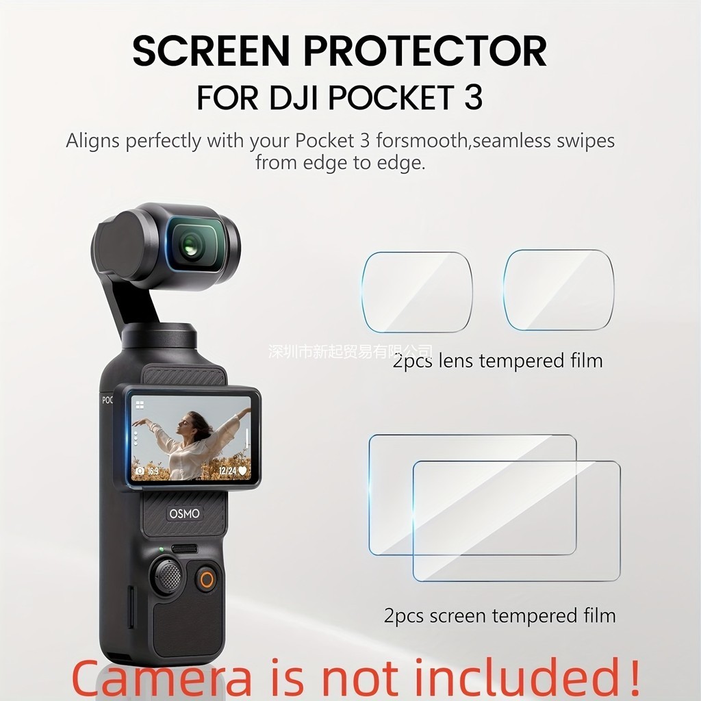 Camera Kính Cường Lực Phim Chống Trầy Xước Màn Hình Camera Bảo Vệ Cho DJI OSMO Pocket 3 Pocket3 Với 