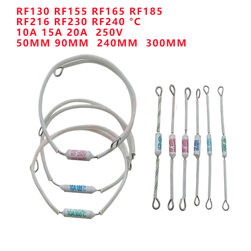 5 CÁI RF130 RF155 RF165 RF185 RF216 RF230 RF240 °C 10A 15A 20A 250V 50MM 90MM 240MM 300MM Nồi Cơm Gố