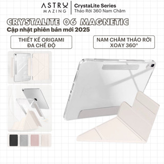 [CrystaLite 06 Magnetic] Bao da iPad CrystaLite AstroMazing - Case cho iPad Pro Air 4 5 6 Pro 11