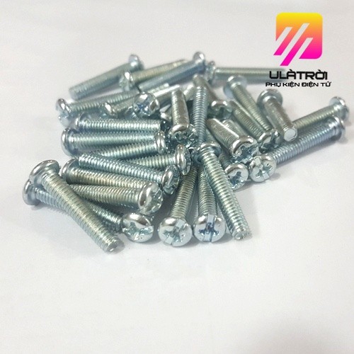 [Gói 50 bộ] Ốc VÍT M3, VÍT + TÁN M3 nhiều kích thước tùy chọn,Ốc M3
