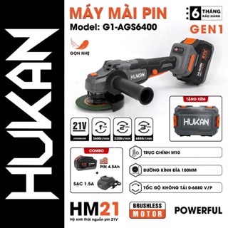  Máy mài pin HUKAN HK-AGS6400 3 tốc độ Động cơ Không chổi than 