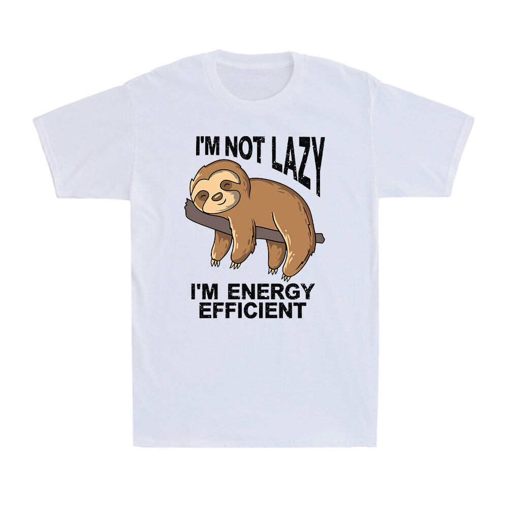 Tôi Không Lười I 'M Energy Efficiency Sloth Funny Sloth Lover Áo thun nam