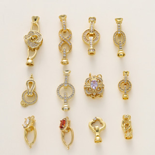 St. kunkka 1-2 Chiếc Giữ Màu Đồng Hạt Khóa Vòng Cổ Vòng Tay Kết Nối Khóa Cho DIY Trang Sức Phụ Kiện