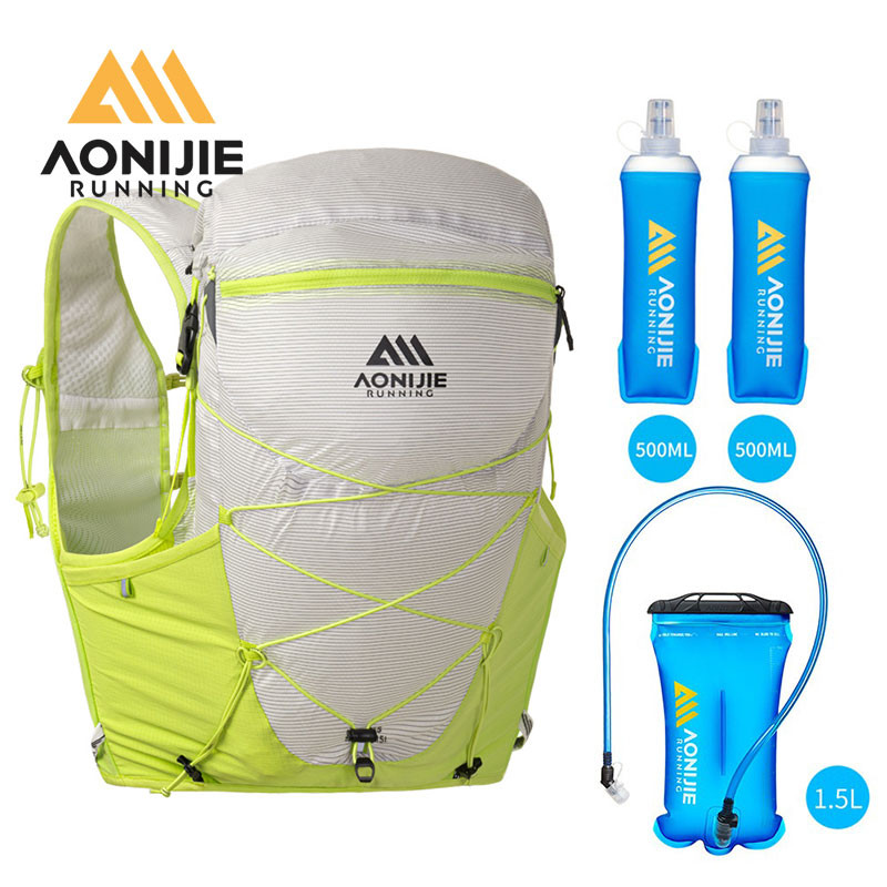 Aonijie C9116-15L Hydrat hóa Vest bàng quang Đường mòn nước Túi đi bộ đường dài Ba lô chạy bộ nhẹ ch