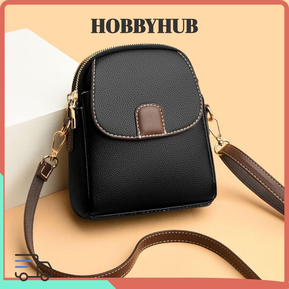 Túi đeo chéo, Túi đeo vai Mini bằng da, Túi đựng điện thoại di động thông thường thời trang dành cho nữ