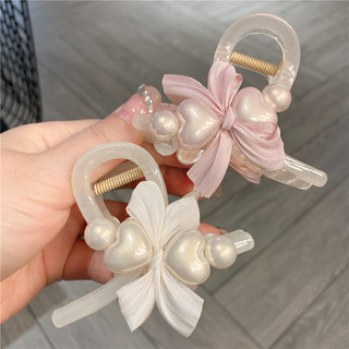 Kẹp tóc cao cấp phong cách mới Ngọc trai Hàn Quốc Love